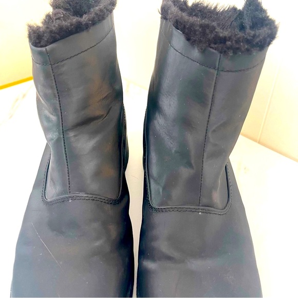 Aquatherm by Santana Canada Black Winter Water Resistant Boot Faux Fur Size 7.5M - Picture 7 of 14